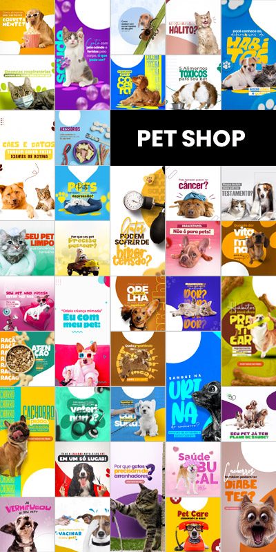 Posts Prontos para PetShop - Publiko - Posts Jurídicos