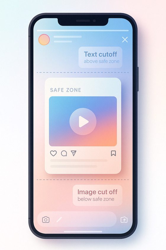 Guia visual para tamanhos de Instagram Stories