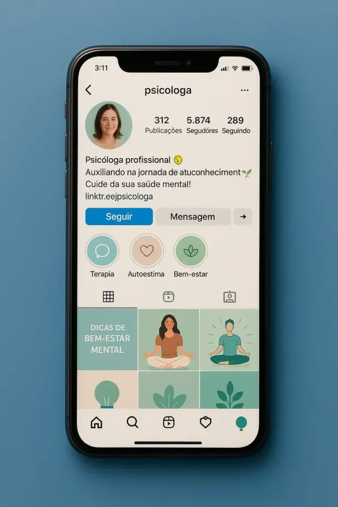 Bios para Instagram - Psicólogos