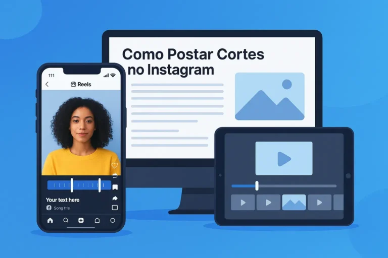como postar cortes no instagram