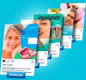 Posts para Dentistas de alto impacto no Instagram e Facebook