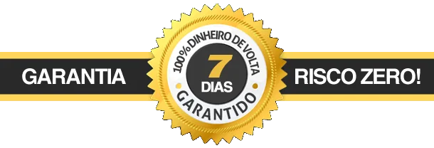 Garantia de 7 dias para Experimentar!