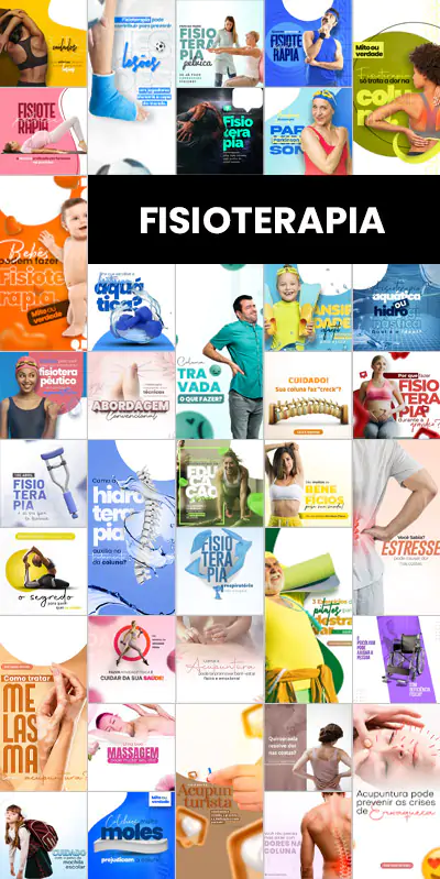 Posts Prontos para Fisioterapeutas - Publiko - Posts Jurídicos